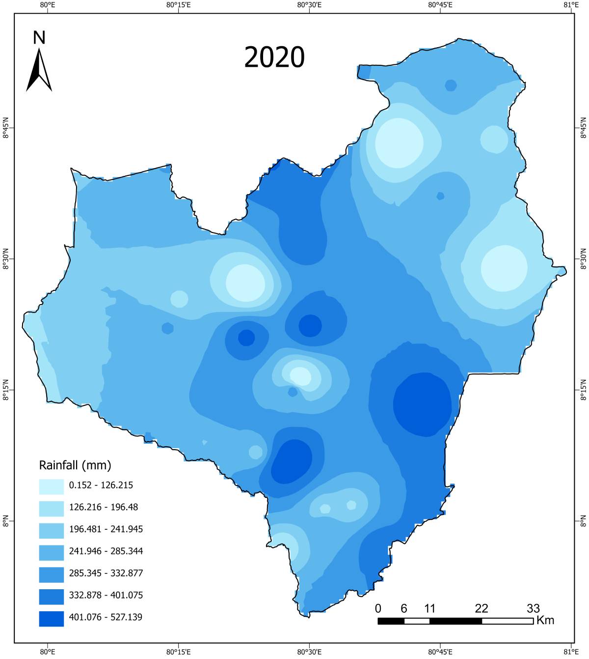 Rainfall Yala 2020